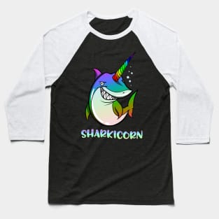 Sharkicorn Shark Baseball T-Shirt